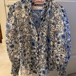 Misa size small spring blouse.